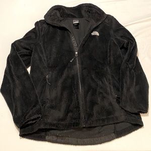 North face fuzzy jacket